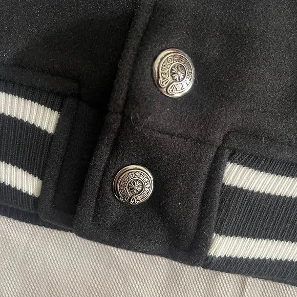 Chrome Hearts Classic Cross Metallic Black Jacket - Picture 6 of 12